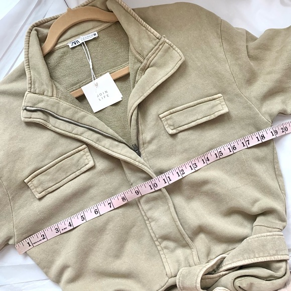 NWT Zara Washed Effect Long Jumpsuit - Picture 12 of 16